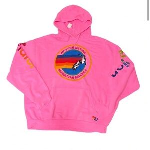 Pink aviator nation hoodie nwt